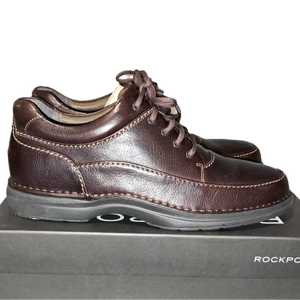 Rockport Shoes Men’s Size 13M Dark Brown Encounter Walking - Picture 4 of 10